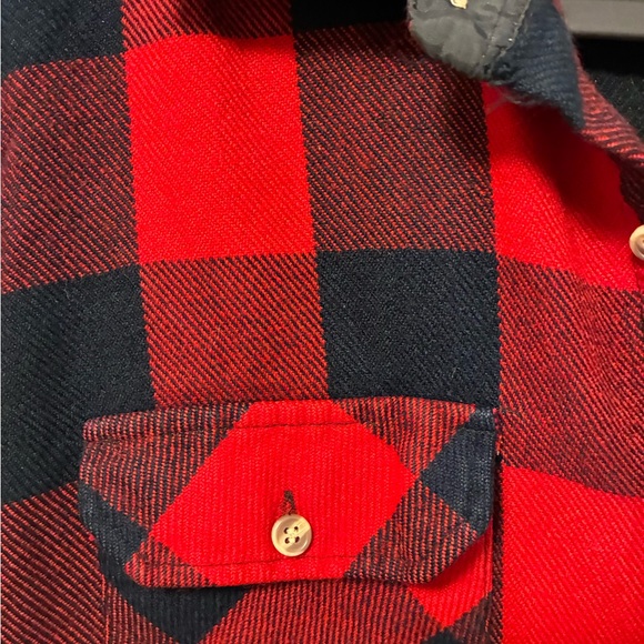 Coleman Red & Black Buffalo Plaid Flannel Shirt Medium - Picture 6 of 6